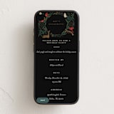"holiday faunae" - Online Holiday Party Invitations in Holly Berry by Grae - Mobile layout
