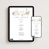 "Holiday Cocktail Party" - Online Holiday Party Invitations in Snow by Pati Cascino - Mobile + desktop layout