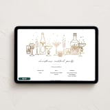 "Holiday Cocktail Party" - Online Holiday Party Invitations in Snow by Pati Cascino - Desktop layout