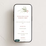 "Peace Foliage" - Online Holiday Party Invitations in Holly by Pixel and Hank - Mobile layout