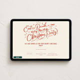 "Very Merry Party" - Online Holiday Party Invitations in Peppermint by Stephanie Hawkes - Desktop layout