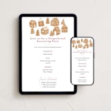 "gingerbread bakery" - Online Holiday Party Invitations in Icing by Rebecca Durflinger - Mobile + desktop layout