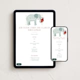 "White Elephant Present" - Online Holiday Party Invitations in Juniper by Alethea and Ruth - Mobile + desktop layout