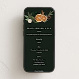 "Fruitful Holiday" - Online Holiday Party Invitations in Midnight by Susan Moyal - Mobile layout