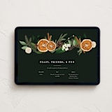 "Fruitful Holiday" - Online Holiday Party Invitations in Midnight by Susan Moyal - Desktop layout