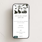 "Eat, drink & be scary" - Online Holiday Party Invitations in Cauldron by Sarah Knight - Mobile layout