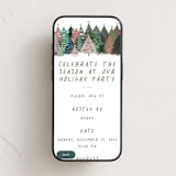 "Holiday Trees" - Online Holiday Party Invitations in Forest by Anne Ciotola - Mobile layout