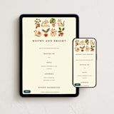 "Christmas with Cats" - Online Holiday Party Invitations in Champagne by Vivian Yiwing - Mobile + desktop layout