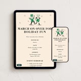 "Nutty Party" - Online Holiday Party Invitations in Butter by Vivian Yiwing - Mobile + desktop layout