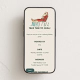 "Chill" - Online Holiday Party Invitations in Seafoam by Megan Davis - Mobile layout