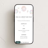 "Fireworks" - Online Holiday Party Invitations in Confetti by Jen Banks - Mobile layout