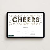 "Middle Banner" - Online Holiday Party Invitations in Noir by Alethea and Ruth - Desktop layout