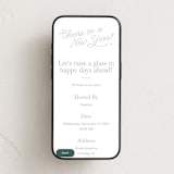 "Lively Note" - Online Holiday Party Invitations in Snow by Kate Ahn - Mobile layout