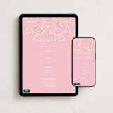 "Sugar Cookie" - Online Holiday Party Invitations in Peony by Ashley Presutti Beasley - Mobile + desktop layout