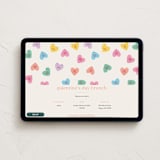 "candy hearts" - Online Holiday Party Invitations in Pastel by Ellen Schlegelmilch - Desktop layout