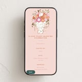 "Vase of Flowers" - Online Holiday Party Invitations in Rosebud by Erin German - Mobile layout