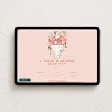 "Vase of Flowers" - Online Holiday Party Invitations in Rosebud by Erin German - Desktop layout