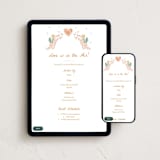 "Giardino" - Online Holiday Party Invitations in Flame by Pati Cascino - Mobile + desktop layout