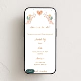 "Giardino" - Online Holiday Party Invitations in Flame by Pati Cascino - Mobile layout