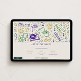 "Three! Two! One!" - Online Holiday Party Invitations in Cream by Abbigail Lim - Desktop layout