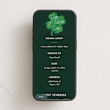 "Lucky To Know You" - Online Holiday Party Invitations in Clover by Amy Payne - Mobile layout