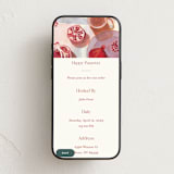 "Pomegranate Flatlay Study" - Online Holiday Party Invitations in Cream by Kinga Subject - Mobile layout