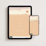 "Horizon landscape" - Online Holiday Party Invitations in Sand by Tatjana Koraksic - Mobile + desktop layout