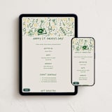 "Three! Two! One!" - Online Holiday Party Invitations in Cream by Abbigail Lim - Mobile + desktop layout