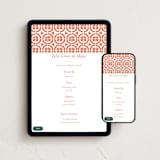 "Talavera" - Online Holiday Party Invitations in Terracotta by Lagniappe Paper - Mobile + desktop layout