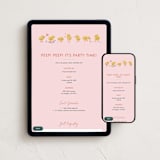 "Peeps" - Online Holiday Party Invitations in Candy by Dawn Pope - Mobile + desktop layout
