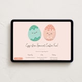 "Good Egg" - Online Holiday Party Invitations in Blush by Annie Holmquist - Desktop layout