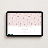 "Romantic Roses" - Online Holiday Party Invitations in Blush by Teju Reval - Desktop layout
