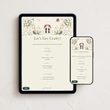 "Easter Village" - Online Holiday Party Invitations in Sand by Hannah Williams - Mobile + desktop layout