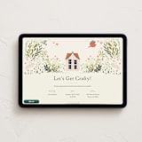 "Easter Village" - Online Holiday Party Invitations in Sand by Hannah Williams - Desktop layout