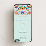 "Bridal Fiesta" - Online Holiday Party Invitations in Aqua by Laura Moyer - Mobile layout