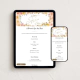 "Sunny Border" - Online Holiday Party Invitations in Flowers by Erika Firm - Mobile + desktop layout