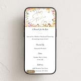 "Sunny Border" - Online Holiday Party Invitations in Flowers by Erika Firm - Mobile layout