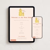 "sweetest mama bear" - Online Holiday Party Invitations in Peach by Karidy Walker - Mobile + desktop layout