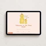 "sweetest mama bear" - Online Holiday Party Invitations in Peach by Karidy Walker - Desktop layout