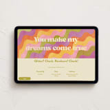"My Dreams" - Online Holiday Party Invitations in Retro by Pixel and Hank - Desktop layout