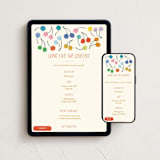 "Cherries" - Online Holiday Party Invitations in Rainbow by Kelly Watkins - Mobile + desktop layout