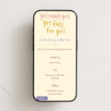 "Girl Meets Girl" - Online Holiday Party Invitations in Daisy by Inkblot Design - Mobile layout