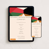 "Kaleidoscope" - Online Holiday Party Invitations in Noir by Morgan Kendall - Mobile + desktop layout