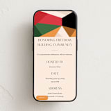 "Kaleidoscope" - Online Holiday Party Invitations in Noir by Morgan Kendall - Mobile layout