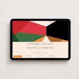 "Kaleidoscope" - Online Holiday Party Invitations in Noir by Morgan Kendall - Desktop layout
