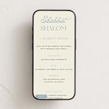 "Modern Type" - Online Holiday Party Invitations in Ecru by Morgan Kendall - Mobile layout
