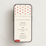 "Heartfelt" - Online Holiday Party Invitations in Strawberry by Tina Faselli - Mobile layout