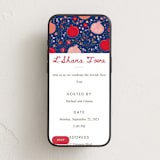 "PomegranateDinnerparty" - Online Holiday Party Invitations in Sea by samovilka - Mobile layout