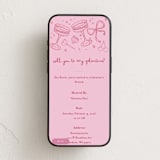 "Be My Galentine" - Online Holiday Party Invitations in Blush by Mollie McLoughlin - Mobile layout