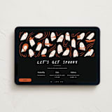 "so spooky" - Online Holiday Party Invitations in Pumpkin by Grae - Desktop layout